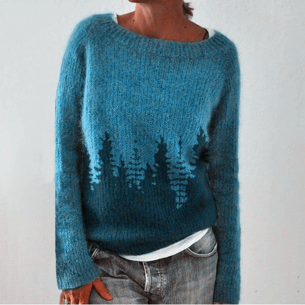 Maribel | Damen Strickpullover im Norwegerstil