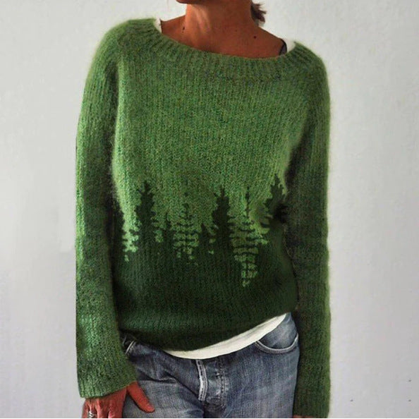 Maribel | Damen Strickpullover im Norwegerstil