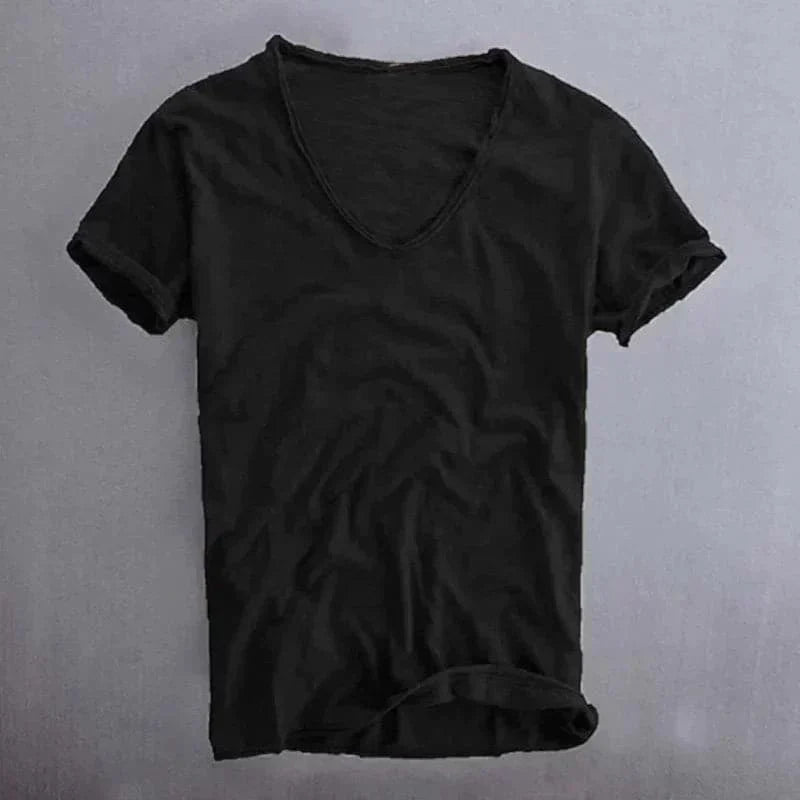 Markus | Herren T-Shirt mit V-Ausschnitt