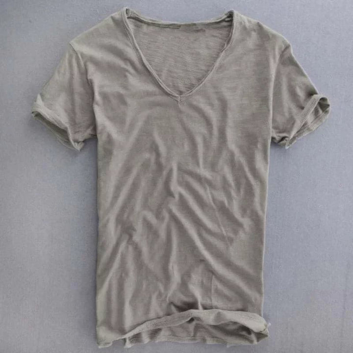 Markus | Herren T-Shirt mit V-Ausschnitt