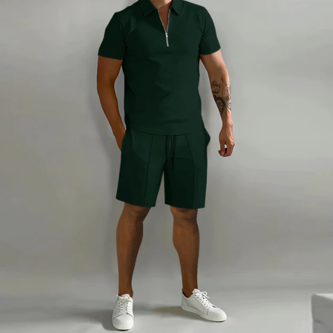 Adrian | Herren Polo Short Set