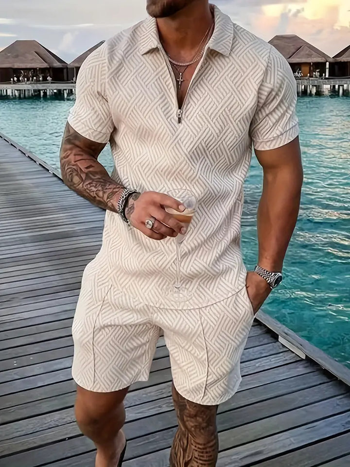 Polohemd und Shorts für Herren