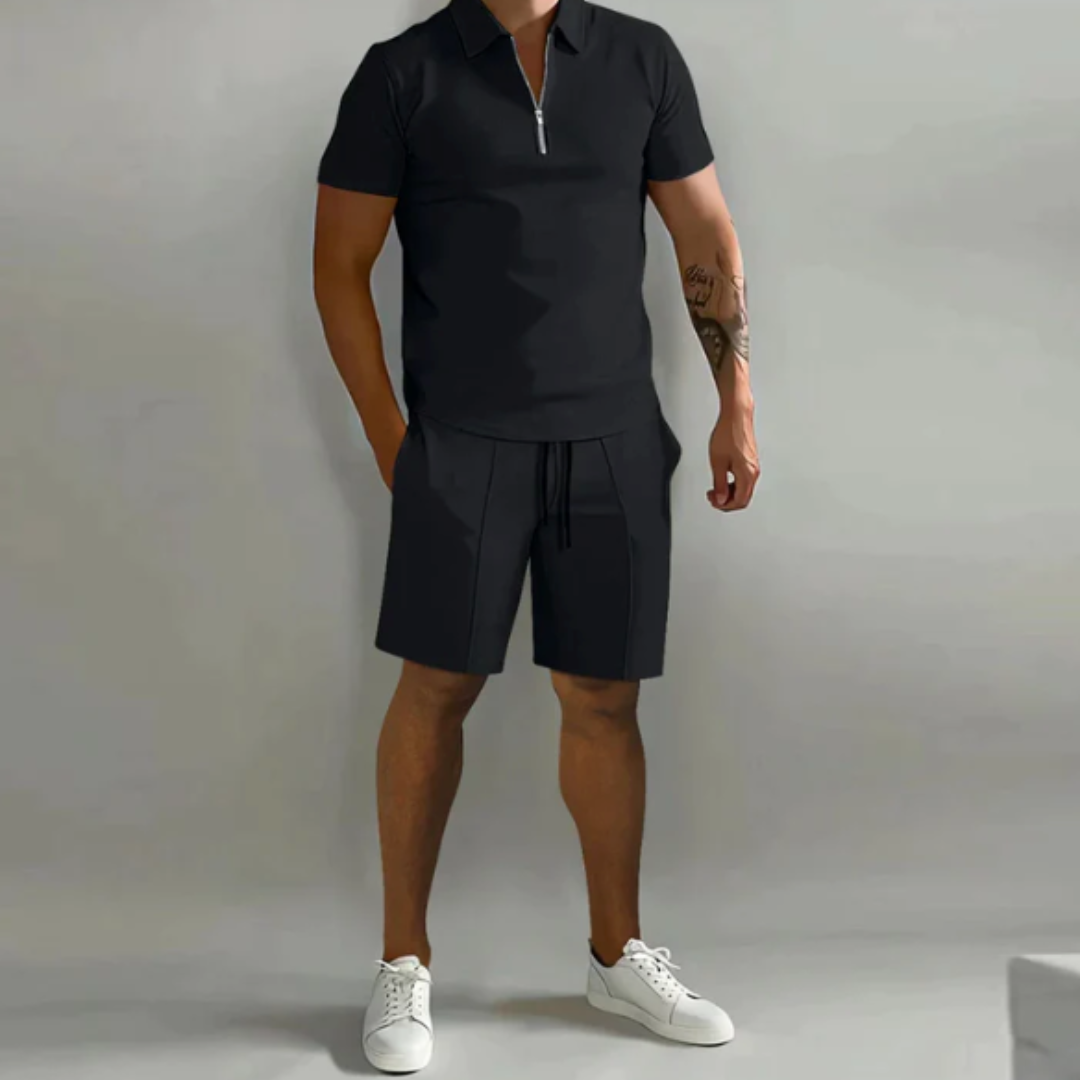 Adrian | Herren Polo Short Set