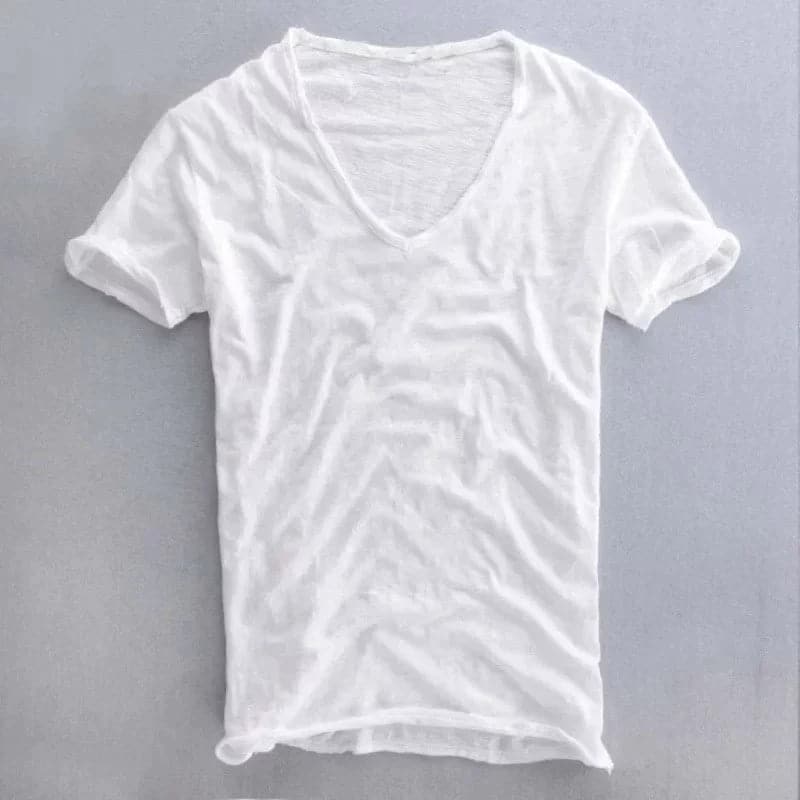 Markus | Herren T-Shirt mit V-Ausschnitt