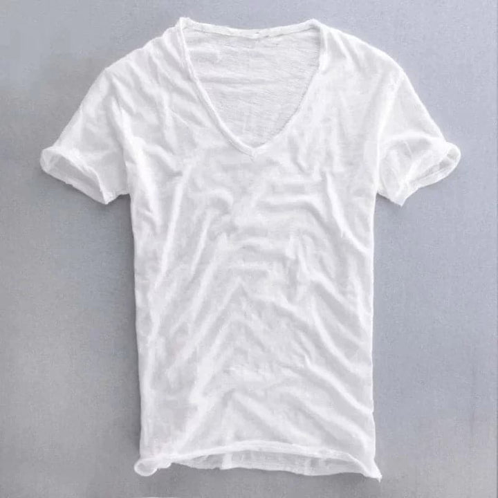 Markus | Herren T-Shirt mit V-Ausschnitt