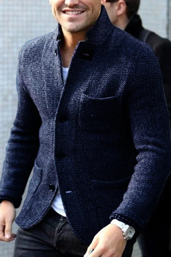 Niklas | Herren Blazer mit Stehkragen