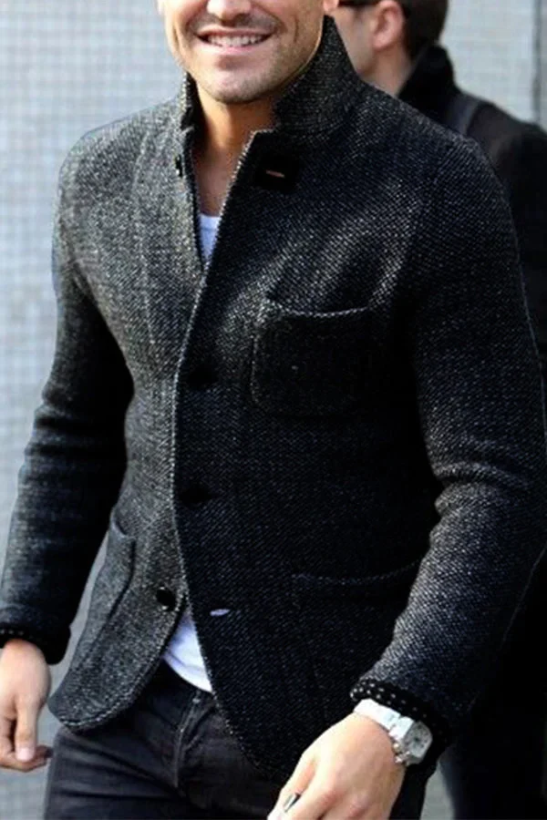 Niklas | Herren Blazer mit Stehkragen
