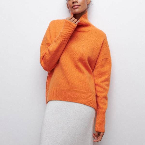 Franziska | Damen Pullover mit Rollkragen