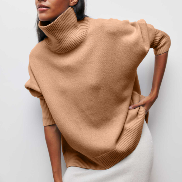 Franziska | Damen Pullover mit Rollkragen