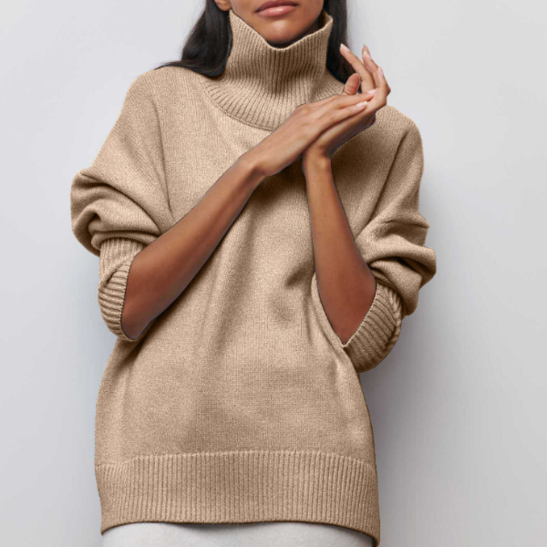 Franziska | Damen Pullover mit Rollkragen