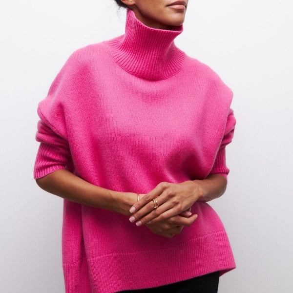 Franziska | Damen Pullover mit Rollkragen