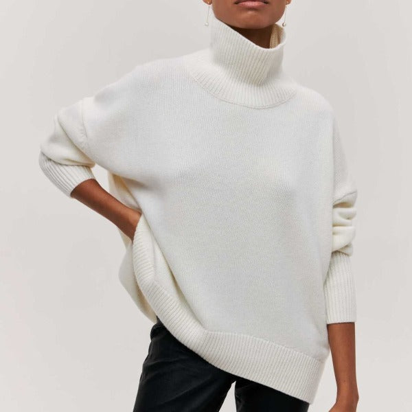 Franziska | Damen Pullover mit Rollkragen