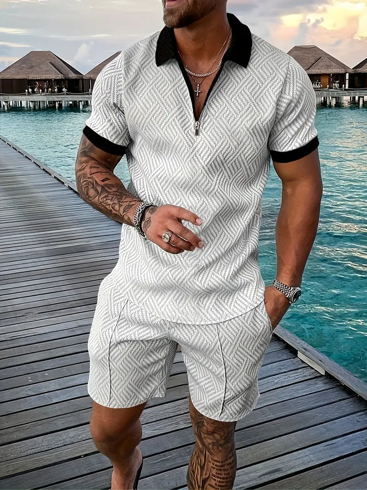 Polohemd und Shorts für Herren