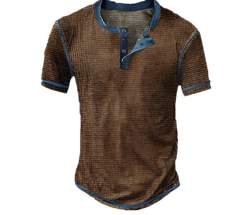Jonas | Herren Kurzarmshirt mit Knopfleiste