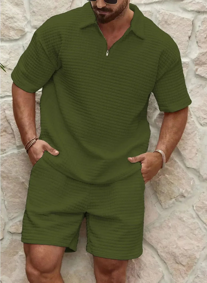 Milan | Herren Kurzarm Zweiteiler Set
