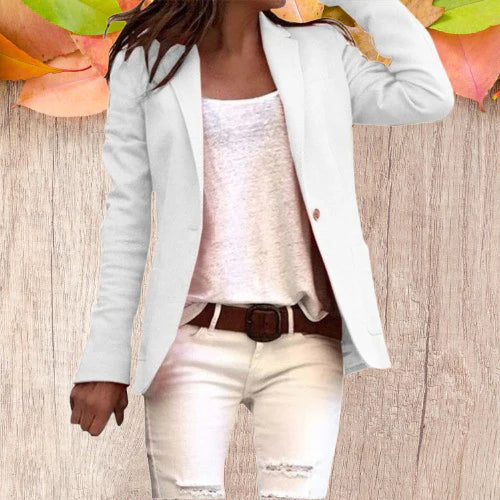 Emilia | Damen Blazer mit Ein-Knopf-Verschluss