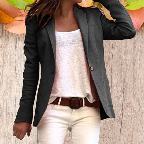 Emilia | Damen Blazer mit Ein-Knopf-Verschluss