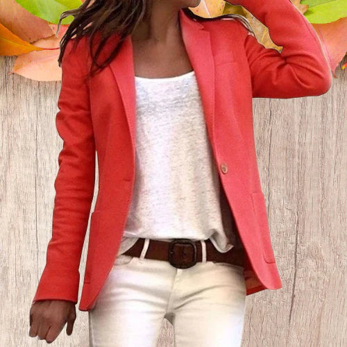 Emilia | Damen Blazer mit Ein-Knopf-Verschluss