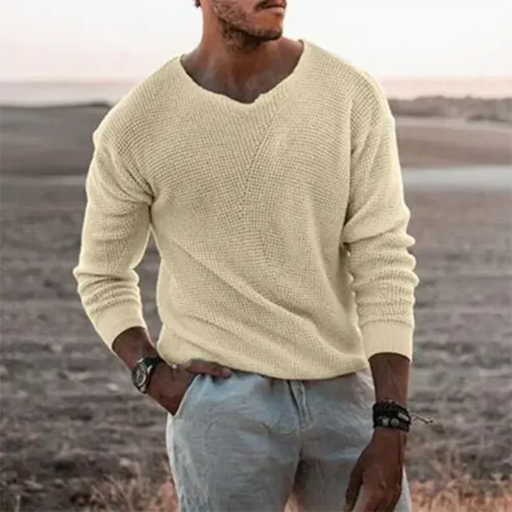 Adrian | Herren Pullover mit V-Ausschnitt
