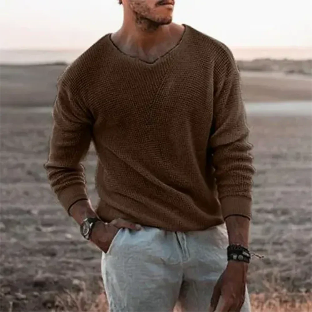 Adrian | Herren Pullover mit V-Ausschnitt