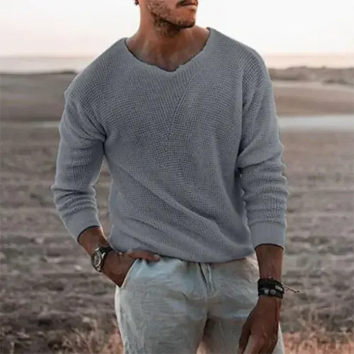 Adrian | Herren Pullover mit V-Ausschnitt