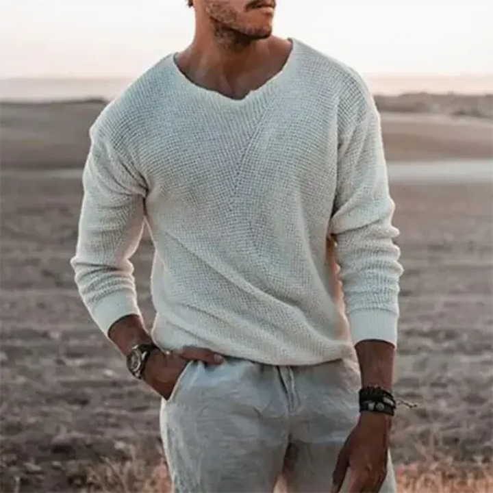 Adrian | Herren Pullover mit V-Ausschnitt